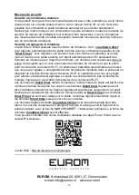 Preview for 36 page of EUROM 36.130.8 Instruction Booklet