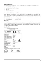 Предварительный просмотр 17 страницы EUROM 380637 User Manual