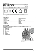 Предварительный просмотр 15 страницы EUROM 385915 User Manual