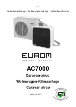 Предварительный просмотр 1 страницы EUROM AC7000 Instructions For Use Manual