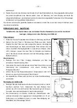 Предварительный просмотр 22 страницы EUROM AC7000 Instructions For Use Manual