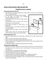 Предварительный просмотр 28 страницы EUROM AC7000 Instructions For Use Manual