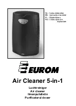 EUROM Air Cleaner 5-in-1 Instruction Booklet предпросмотр