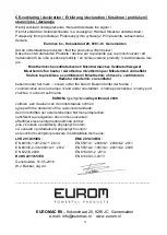 Preview for 52 page of EUROM ALLOY ALLROUND 2000 Instruction Booklet