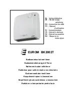 EUROM BK2002T Instruction Booklet preview