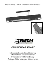 EUROM CEILINGHEAT 1500 RC Manual предпросмотр