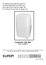 EUROM Coolsilent 100 Wifi Instruction Manual предпросмотр