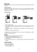 Предварительный просмотр 17 страницы EUROM DryBest 10 Instruction Booklet