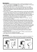 Предварительный просмотр 23 страницы EUROM DryBest 10 Instruction Booklet