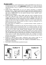 Предварительный просмотр 39 страницы EUROM DryBest 10 Instruction Booklet