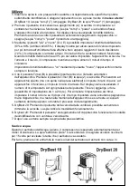 Предварительный просмотр 47 страницы EUROM DryBest 10 Instruction Booklet