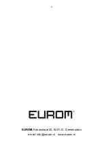 Preview for 28 page of EUROM Fly Away 11-Oval Manual