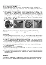 Preview for 31 page of EUROM Force 1218 Instruction Manual