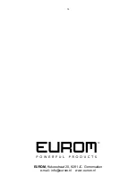 Preview for 24 page of EUROM GE2501 Manual