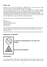 Preview for 20 page of EUROM GOLDEN 2000 AMBER SMART Instruction Manual