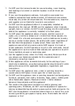 Preview for 23 page of EUROM GOLDEN 2000 AMBER SMART Instruction Manual