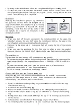 Preview for 31 page of EUROM GOLDEN 2000 AMBER SMART Instruction Manual