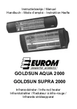 EUROM GOLDSUN AQUA 2000 Manual предпросмотр