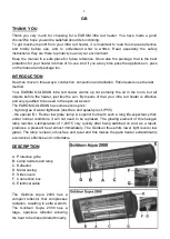 Preview for 8 page of EUROM GOLDSUN AQUA 2000 Manual