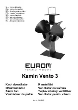 EUROM Kamin Vento 3 Instruction Leaflet предпросмотр