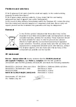 Preview for 42 page of EUROM Malmo 363463 Instruction Manual