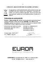 Предварительный просмотр 52 страницы EUROM PAC 7.2 Instruction Leaflet