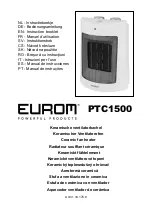 EUROM PTC1500 Instruction Booklet предпросмотр