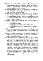 Preview for 19 page of EUROM PTC1500 Instruction Booklet