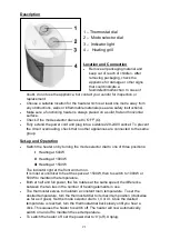 Preview for 21 page of EUROM PTC1500 Instruction Booklet