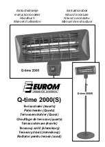EUROM Q-time 2000 Instruction Booklet preview