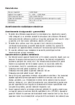 Предварительный просмотр 68 страницы EUROM QH1203 Instruction Manual