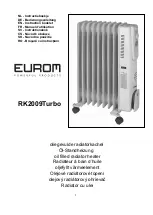 EUROM RK2009Turbo Instruction Booklet preview