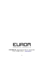 Preview for 52 page of EUROM RK2009Turbo Instruction Booklet