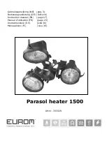 EUROM Safe-t-heater 1500 Instruction Manual preview