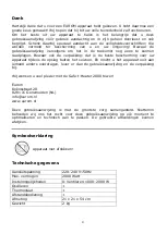 Preview for 4 page of EUROM Safe-t-Heater 2000 Tower Instruction Manual