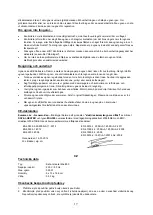 Preview for 17 page of EUROM Safe-t-Heater Mini500 Instruction Manual