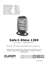 EUROM Safe-t-Shine 1200 Instruction Manual preview