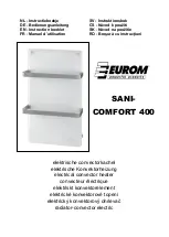 EUROM SANI-COMFORT 400 Instruction Booklet preview