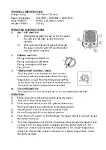 Preview for 8 page of EUROM SF2007C Usage And Maintenance Manual