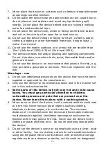 Preview for 26 page of EUROM Sub-heat 1500 Instruction Manual