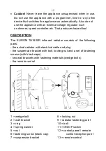 Preview for 15 page of EUROM TH1800R carbon Manual