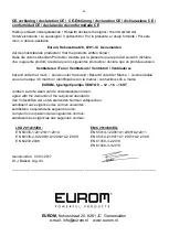 Предварительный просмотр 44 страницы EUROM Vento Series Instruction Leaflet