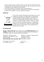 Preview for 28 page of EUROM VK2002 Instruction Manual