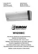 EUROM WH2000C Instruction Booklet предпросмотр