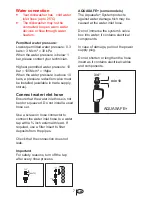 Предварительный просмотр 8 страницы Euromaid Dishwasher Instruction Manual