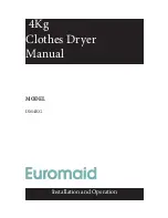 Euromaid DM4KG Instruction Manual preview