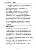 Preview for 4 page of Euromaid E750FLW User Manual