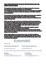 Preview for 28 page of Euromaid EFL700WPRO User Manual