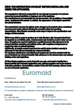 Preview for 36 page of Euromaid EFLP850W User Manual