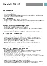 Preview for 5 page of Euromaid EFS54FC-DCW User Manual